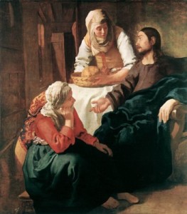 Christ in the House of Martha and Mary, by Jan Vermeer Van Delft, 1654