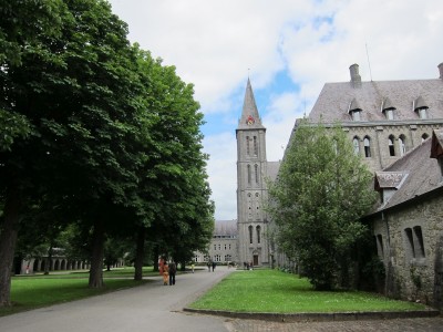 Abbeye de Maredsous in Denee', Belgium. It's a community of Benedictine monks founded in 1872.