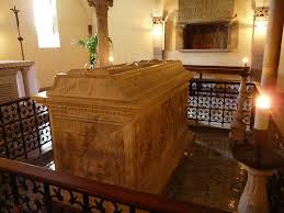 St Columban's tomb in Bobbio