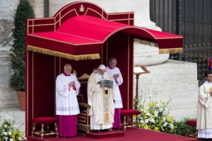 Pope Francis and Relics of St Peter
