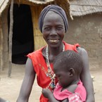 Achok Deng Agok, a war widow, returned to South Sudan and is now growing her own food.