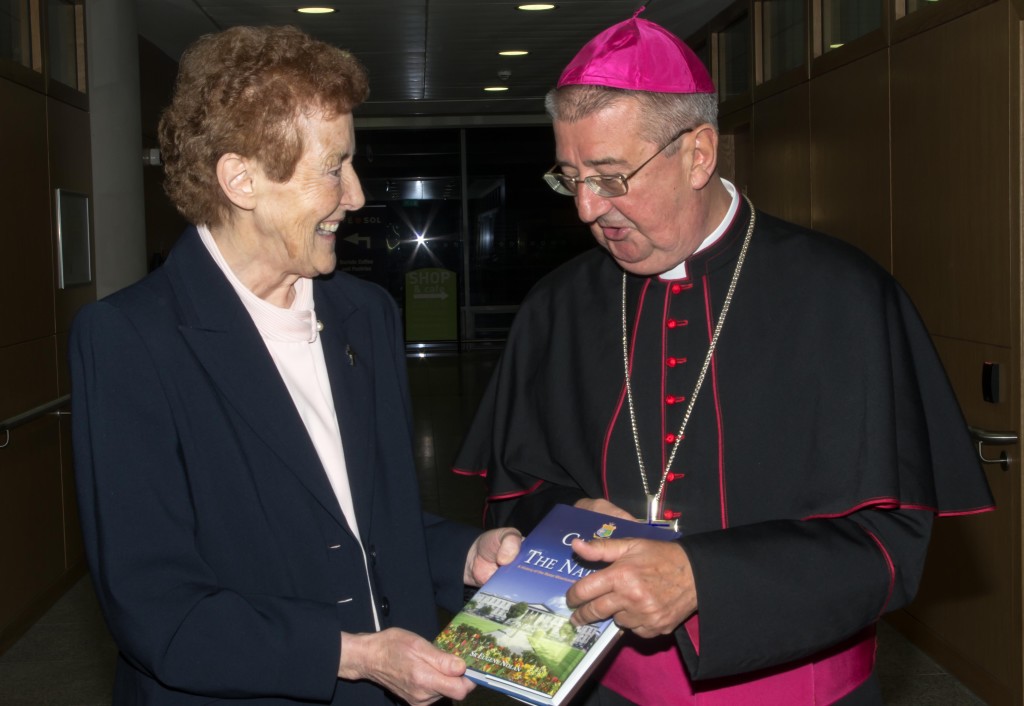 Archbishop Diarmuid Martin and Sr Eugene Nolan RSM of the Mater Hospital. 