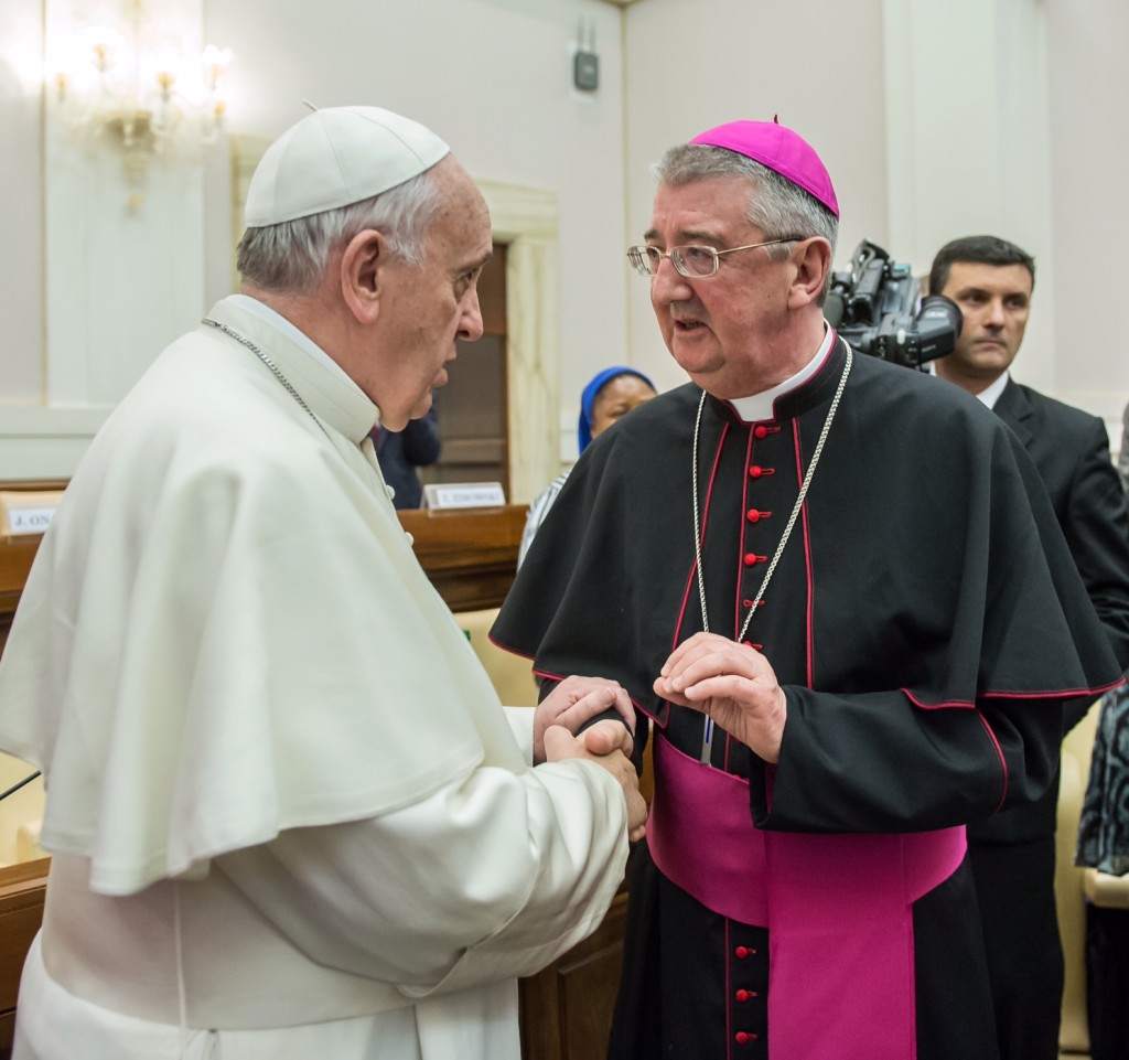 2014-04-10 Archbishop Martin and Pope Francis