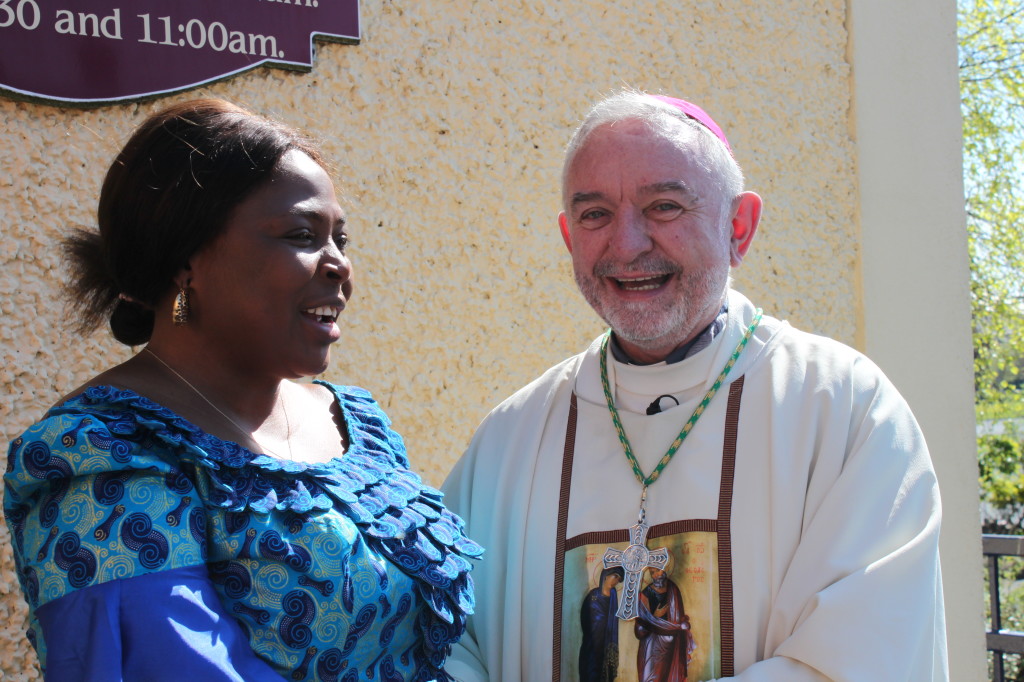 Bishop Kieran O'Reilly at Cloughleigh