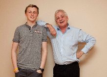 Donal Walsh with his father Fionnbar, who will be speaking at the Youth Remembrance Event in the Castlecourt Hotel in Westport this Sunday.  