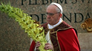 Pope Francis on Palm Sunday