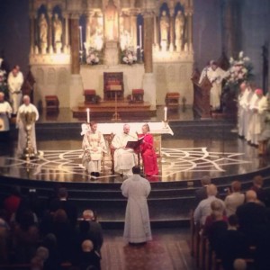 Fr David Casey is ordained at St John's Cathedral for the diocese of Limerick.