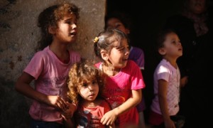 Gaza bombardment. Image courtesy: The Guardian