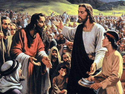 Jesus feeding the 5000