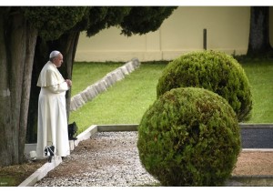 Pope Francis in Cemetery of Fogliano di Redipuglia2