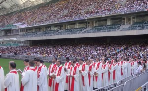 Mission Sunday Mass, Hong Kong stadium 