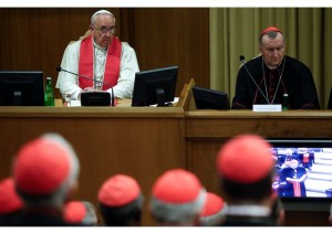 Pope Francis and Cardinal Pietro Parolin