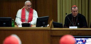Pope Francis and Cardinal Pietro Parolin