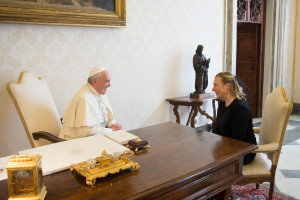 Ambassador Emma Madigan presents Credentials to Holy See