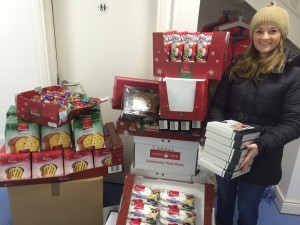Crosscare's warehouse in Glasnevin where the donated food is being sorted and redistributed. 