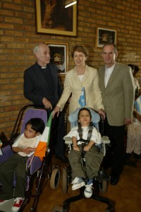 Fr Liam Hayes with Mary McAleese