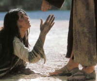 Jesus helps Mary Magdalen