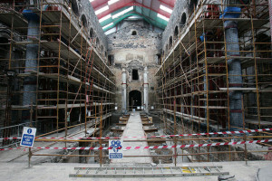 St Mel's Cathedral Longford after the 2009 fire. Photo Brenda Drumm of CCO. 