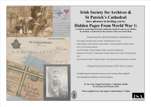 hidden pages from WW1 poster final
