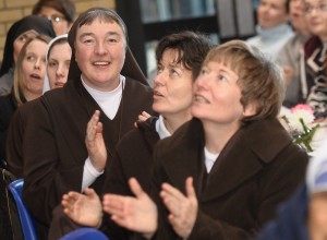 Sisters from the Adoration Chapel at the Mass for the Year of Consecrated Life and launch of the Rise of the Roses  St Patrick's Cathedral  Armagh  1 February 2015 Credit: LiamMcArdle.com