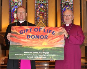 Archbishop Eamon Martin and Archbishop Richard Clarke at the FleshandBlood launch in Dublin. Pic courtesy: Lynn Glanville. 