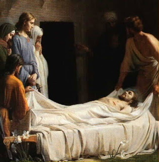 Jesus in tomb