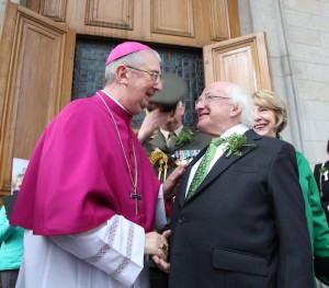 ST PATRICK'S DAY MASS WITH PRESIDENT