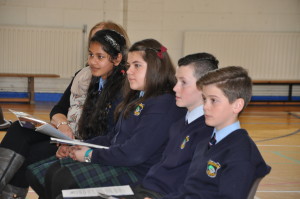 Saryu Mada, Amy Savin, Craig Maher and Victor Mamaliga at launch of CSP inclusion document. Pic: Brenda Drumm