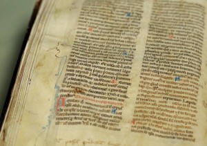 St Marys Abbey Medieval Manuscript Returns to Dublin after 400 years. Pic: Maxwells.  