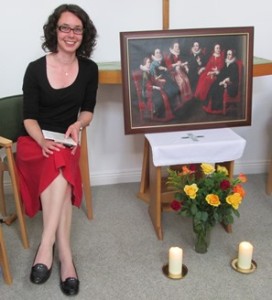 29-year-old Dr Theodora Hawksley, who is training to be a nun with the Congregation of Jesus. 