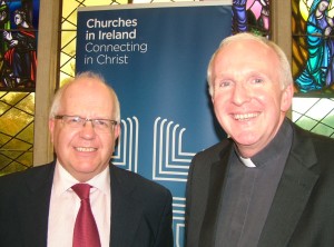 Rev Anthony Peck and Bishop Brendan Leahy at Irish Inter Church meeting.