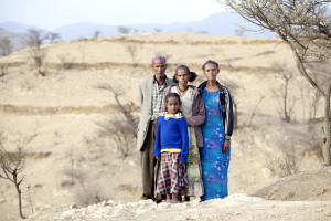 Mahlet and her family featured on the 2015 Trócaire Lent campaign