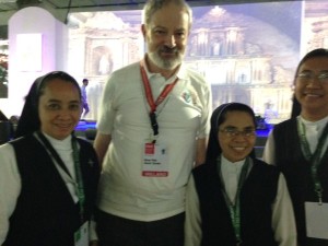 Bishop Kevin Doran with three Presentation of Mary Sisters from Davao City, Mindanao. The Sisters have a community in Sligo.