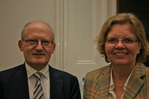 Professor Werner Jeanrond with his wife Betty Jeanrond. Pic courtesy: Colm Holmes. 