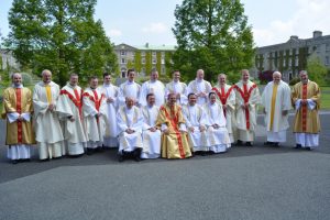 Diaconate Class, Maynooth, 2016 with Bishop William Crean