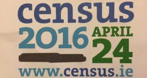 Census sign