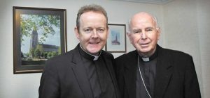 Bishop Edward Daly and Archbishop Eamon Martin. Pic courtesy: the Irish News.com