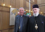 Archbishop Diarmuid Martin and Metropolitan Nifon of Târgovişte at Joint Working Group meeting in April 2016. 