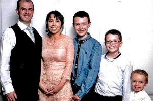 Alan, Clodagh, Liam, Niall and Ryan Hawe.