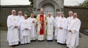 Bishop Denis Nulty and Deacons
