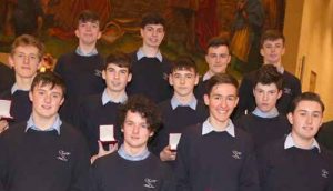 JPII Award winners from St Gerald’s College, Castlebar