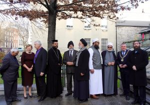 Faith leaders attend the launch of the Dublin City Interfaith Charter. Pic: Lynn Glanville